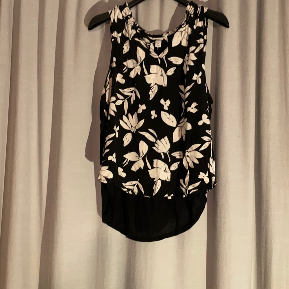 floral tank blouse